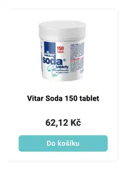 Šlak VITAR Soda 150 tablet nabídka
