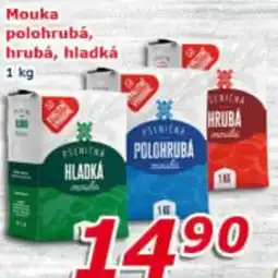 ESO MARKET Mouka polohrubá, hrubá, hladká nabídka