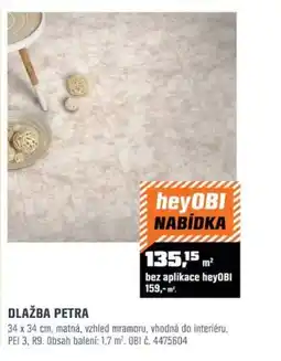 OBI Dlažba petra nabídka