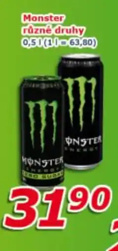 ESO MARKET Monster různé druhy nabídka