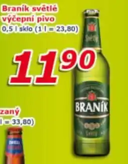 ESO MARKET Branik světlé výčepní pivo nabídka