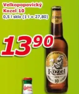 ESO MARKET Velkopopovický Kozel 10 nabídka
