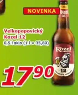 ESO MARKET Velkopopovický Kozel 12 nabídka