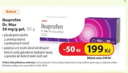 Dr. Max Ibuprofen Dr. Max 50 mg/g gel nabídka