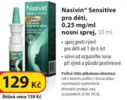 Dr. Max Nasivin Sensitive pro děti, 0,25 mg/ml nosní sprej nabídka