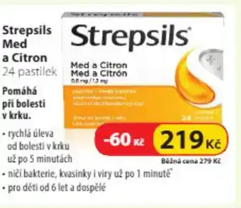Dr. Max Strepsils Med a Citron nabídka