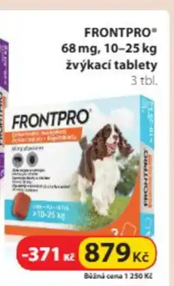 Dr. Max FRONTPRO® 68 mg, 10-25 kg žvýkací tablety nabídka