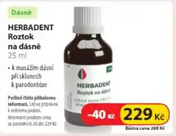 Dr. Max HERBADENT Roztok na dásně nabídka