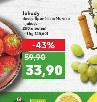Kaufland Jahody nabídka