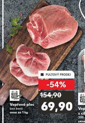 Kaufland Vepřová plec bez kosti nabídka