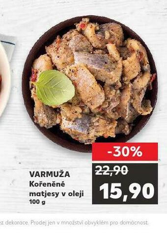 Kaufland Kořeněné matjesy v oleji nabídka