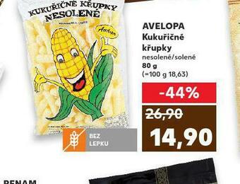 Kaufland Avelopa kukuřičné křupky nabídka