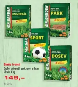Uni Hobby MR.GARDEN Směs travní nabídka