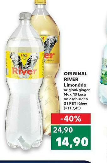 Kaufland Original river limonáda nabídka