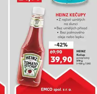 Kaufland Heinz kečupy nabídka