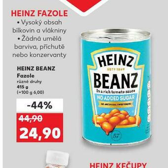 Kaufland Heinz fazole nabídka