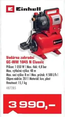 Uni Hobby Vodárna zahradní GC-WW 1045 N Classic nabídka