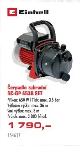Uni Hobby Čerpadlo zahradní GC-GP 6538 SET nabídka