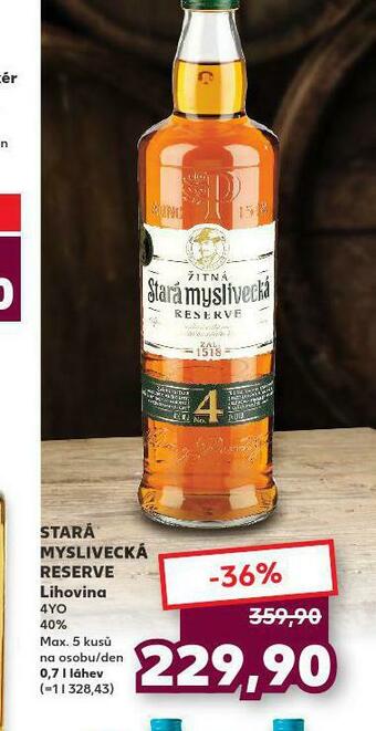 Kaufland Stará myslivecká reserve nabídka