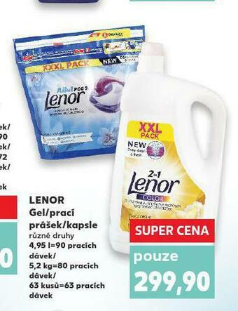 Kaufland Lenor prací prostředek nabídka