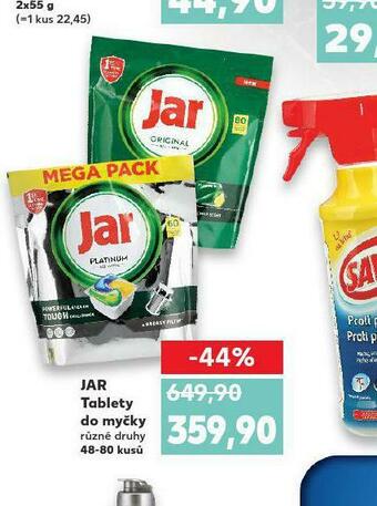 Kaufland Jar tablety do myčky nabídka