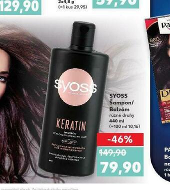 Kaufland Syoss šampon, balzám nabídka