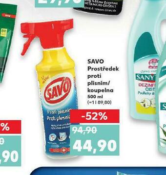 Kaufland Savo prostředek proti plísním / koupelna nabídka