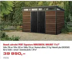 Uni Hobby Domek zahradní PENT Signature HORIZONTAL WALNUT nabídka