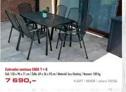 Uni Hobby Zahradní sestava EMA 1+6 nabídka
