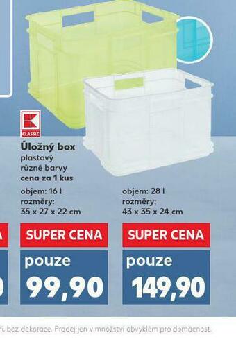Kaufland Úložný box 28 l nabídka