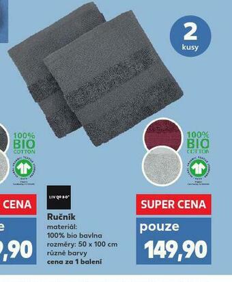Kaufland Ručník 50 x 100 cm nabídka