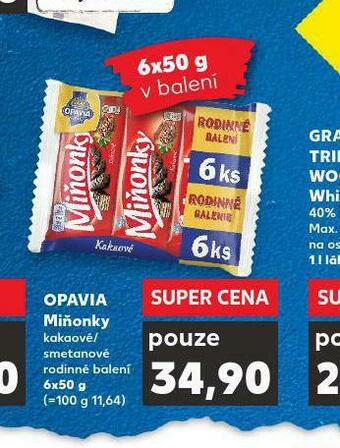 Kaufland Opavia miňonky nabídka