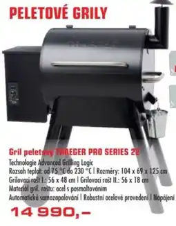 Uni Hobby Gril peletový TRAEGER PRO SERIES 22 nabídka