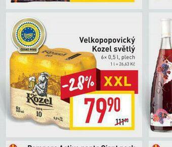 Billa Pivo velkopopovický kozel 10 nabídka