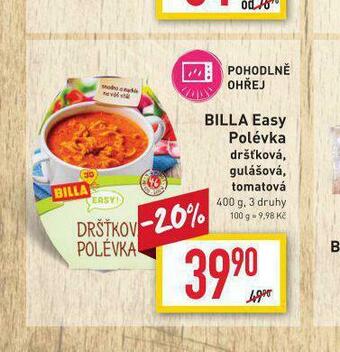 Billa Billa easy polévka dršťková nabídka