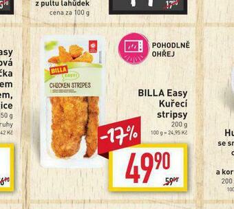 Billa Billa easy kuřecí stripsy nabídka