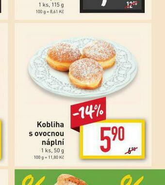 Billa Kobliha s ovocnou náplní nabídka
