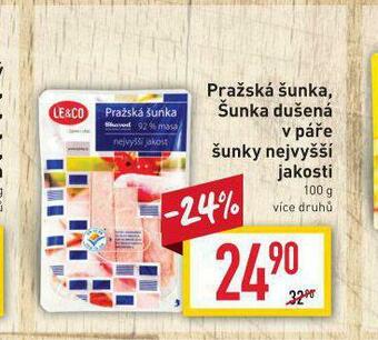 Billa Pražská šunka nabídka