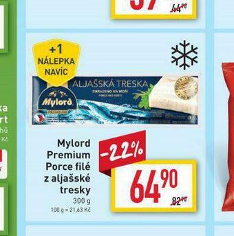 Billa Mylord premium porce filé z aljašské tresky nabídka