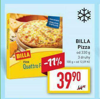 Billa Billa pizza nabídka
