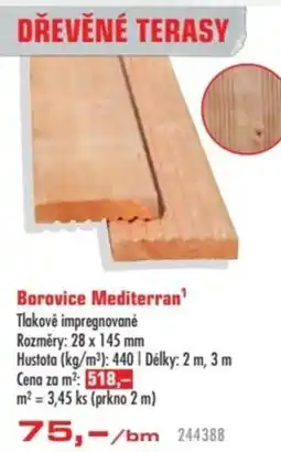 Uni Hobby Borovice Mediterran nabídka