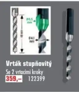 Uni Hobby Vrták stupňovitý nabídka
