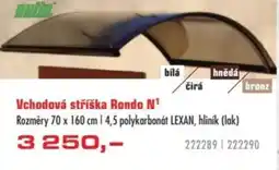 Uni Hobby Vchodová stříška Rondo N¹ nabídka