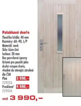 Uni Hobby Palubkové dveře nabídka