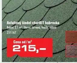 Uni Hobby Asfaltový šindel charBIT bobrovka nabídka