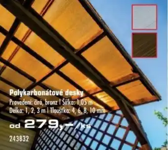 Uni Hobby Polykarbonátové desky nabídka