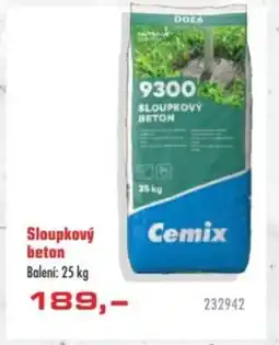 Uni Hobby Sloupkový beton nabídka