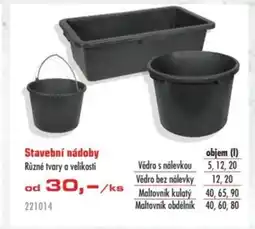 Uni Hobby Stavební nádoby nabídka