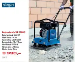 Uni Hobby Scheppach Deska vibrační HP 1200 S nabídka