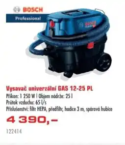 Uni Hobby Bosch Vysavač univerzální GAS 12-25 PL nabídka